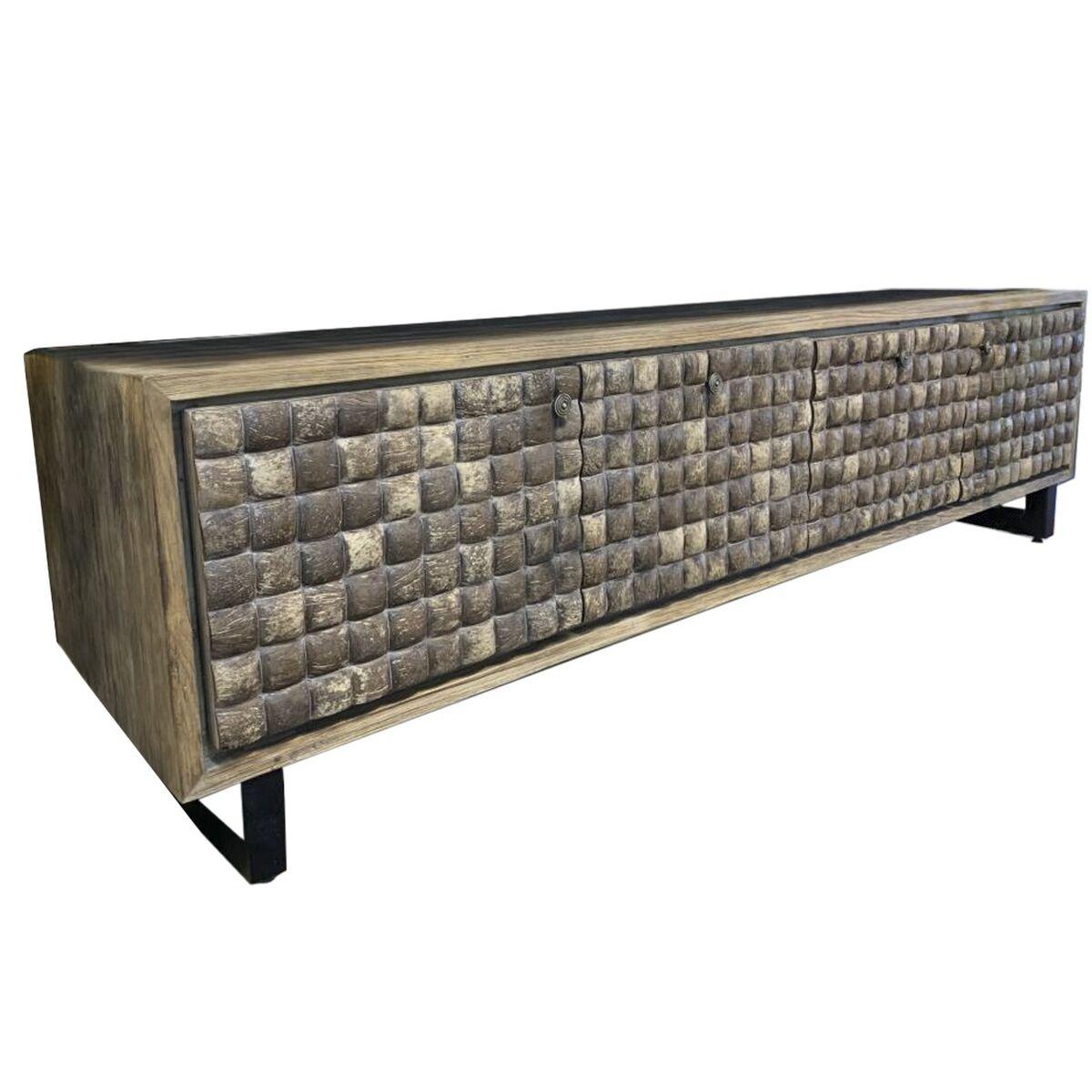 Hallbord Teak Og Kokosfiber 200 40 50 Cm