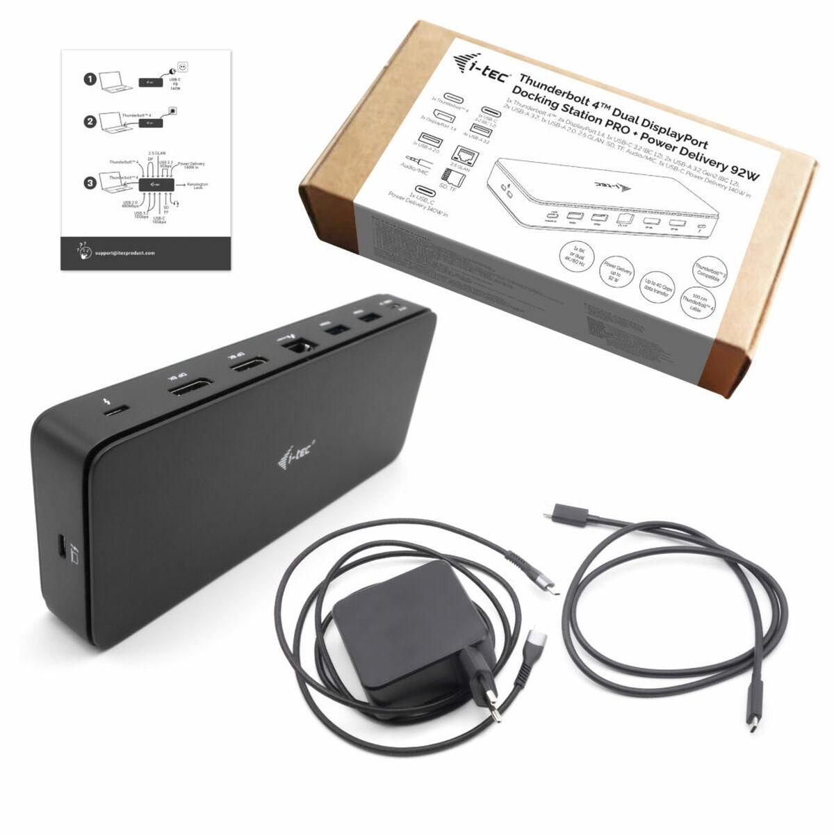 -tec Usb Hub Thunderbolt Dual Displayport Dock Pro Sort