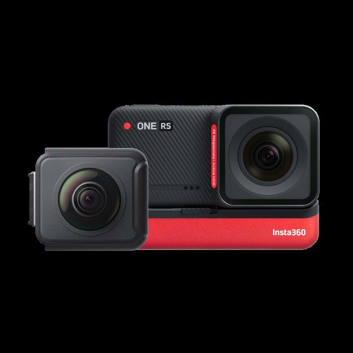 Insta360 One Rs Digitalt Kamera 4k Actionkamera Rød Sort