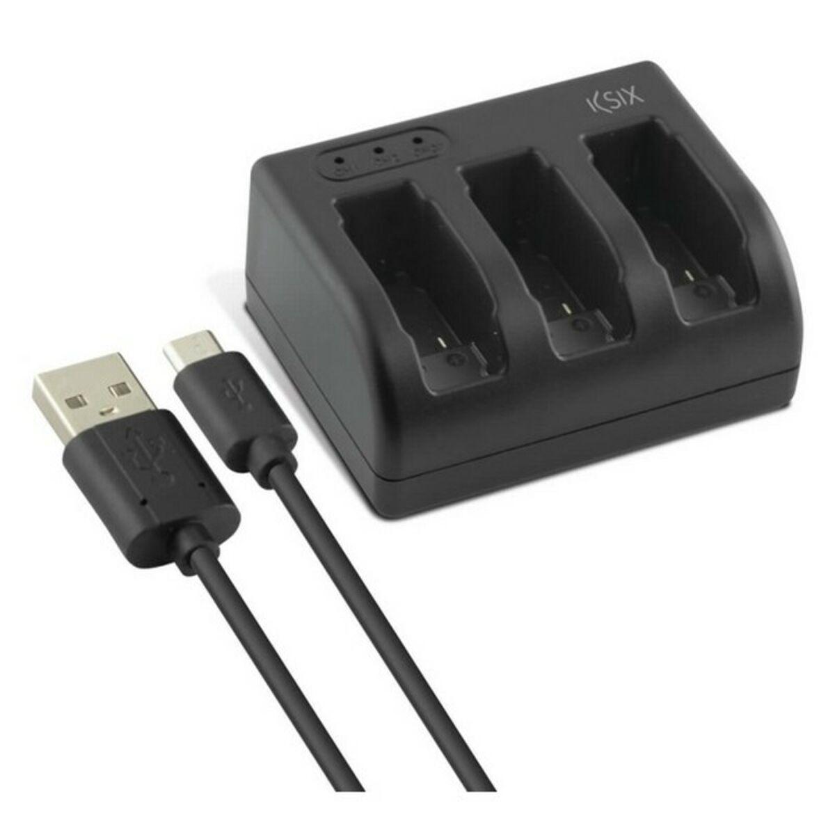 Ksix Gopro Batterioplader Hero Usbc Sort