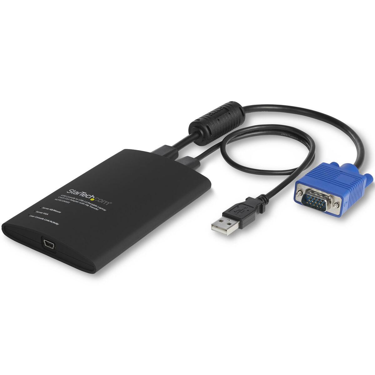 Kvm-switch Startech Notecons02 Usb Til Vga Sort