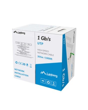 Lanberg Ethernet Lan-kabel   Utp Cat6 305    Grøn