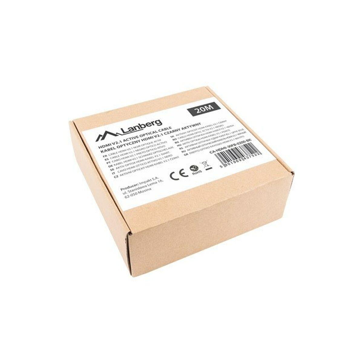 Lanberg Hdmi Fiberoptisk Hdmi-kabel 20 48 Gbit 8k