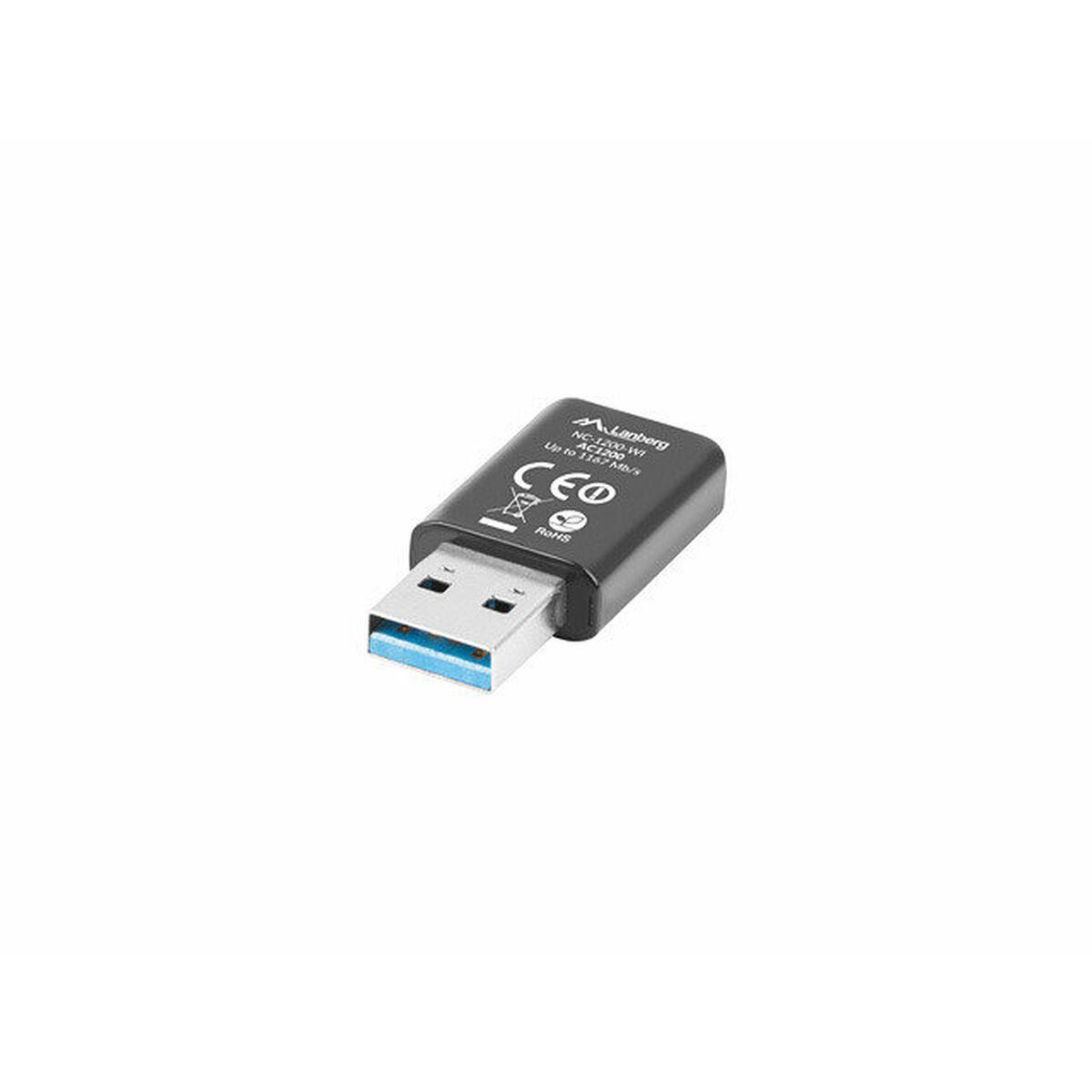 Lanberg Nc-1200-wi Trådløs Netværksadapter Usb Sort