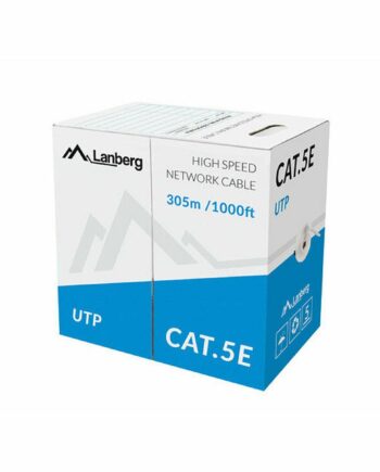 Lanberg Utp Cat5e Netværkskabel 305    Sort