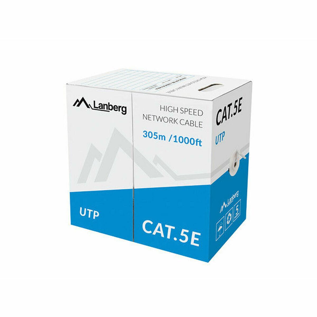 Lanberg Utp Cat5e Netværkskabel 305 Sort