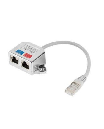 Lanberg Utp Cat6 Netværkskabel Splitter Ad-0026-   Grå Sølv
