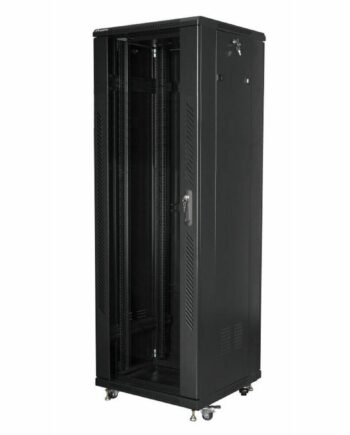 Lanberg Vægmonteret Rack Kabinet 19 Quot  Ff01-6637-12b  Ip20  Sort