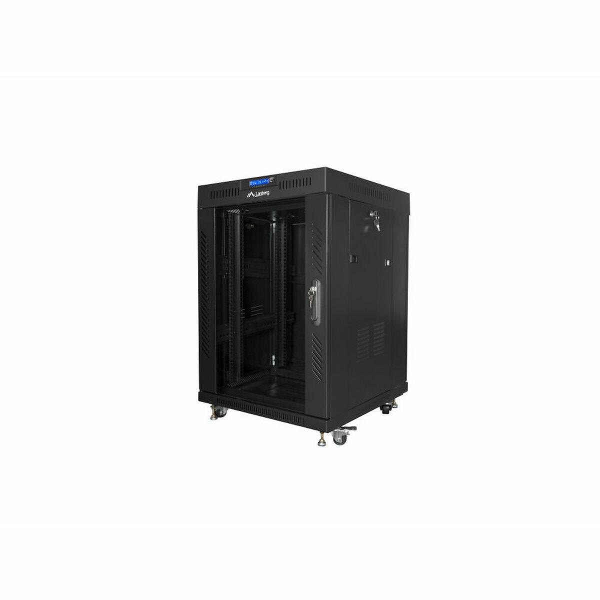 Lanberg Vægmonteret Rack Kabinet 19 Quot Ff01-6615-12bl Ip20 Sort 60 Cm Bred