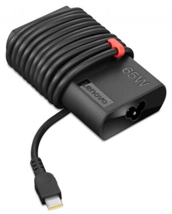 Laptop Oplader Lenovo Usbc 65    Sort  4x20v24678