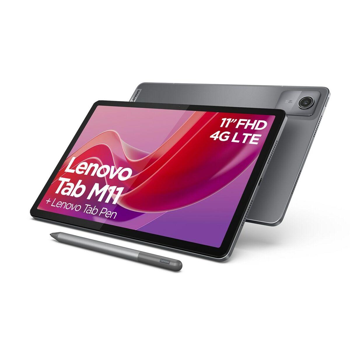 Lenovo Tab M11 4g 11 Quot Helio G88 Gb 128 Gb Mørkegrå Stylus
