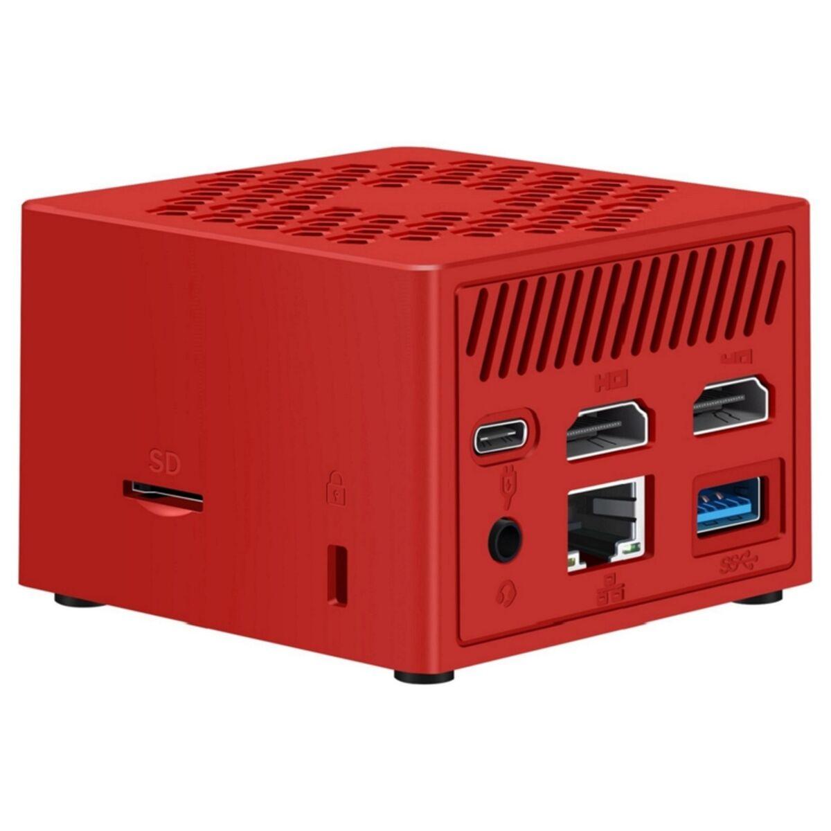 Leotec Mini Pc Lempc14r Intel Celeron N100 16 Gb Ram Rød