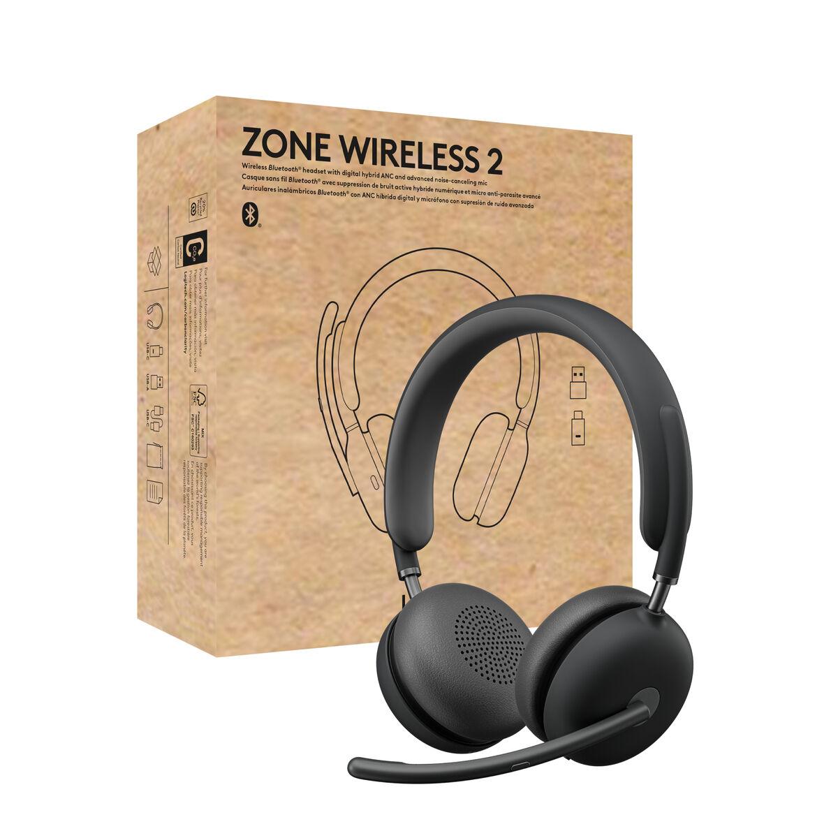 Logitech Zone Wireless Headset Grafit
