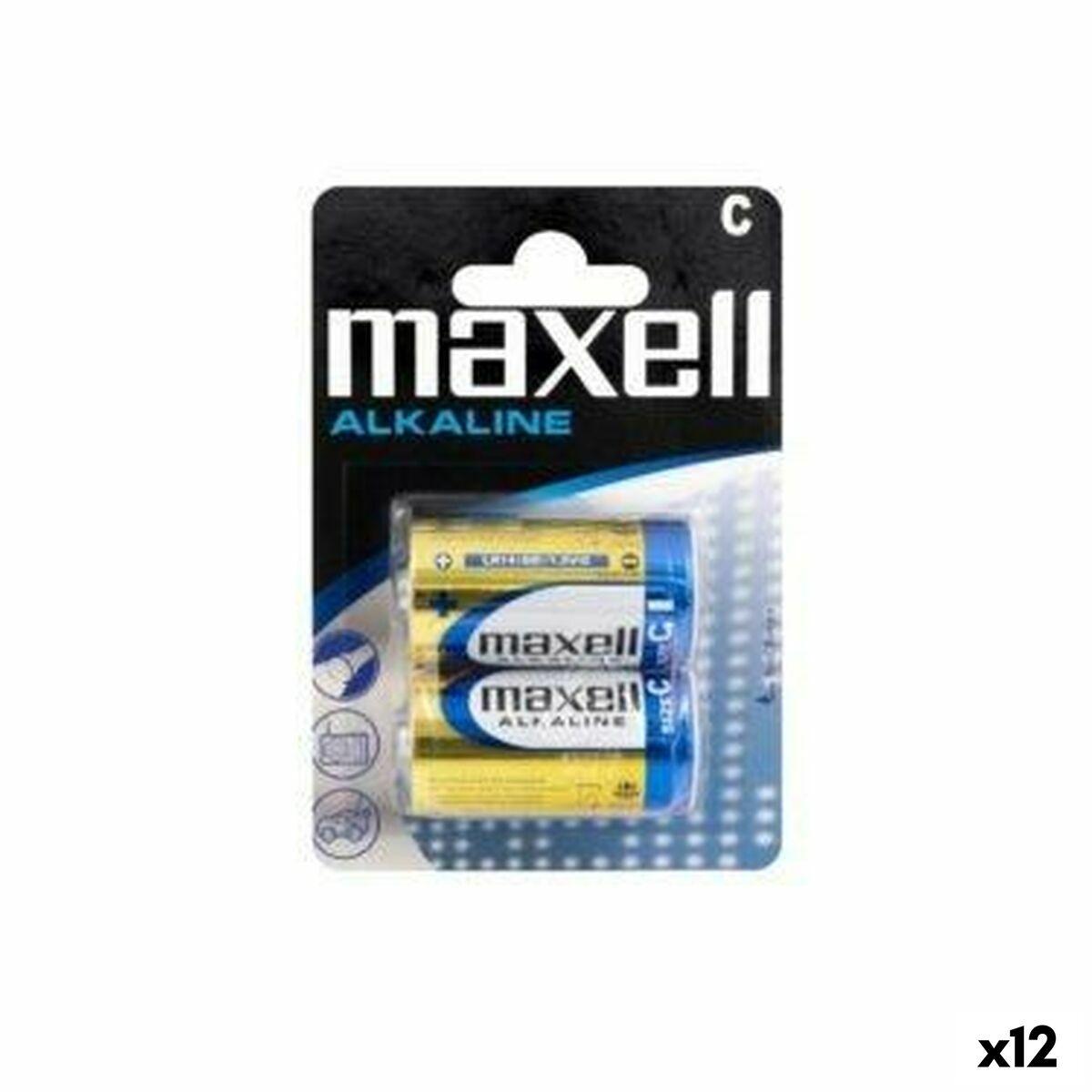 Maxell Lr14 Alkalinebatterier 12 Enheder