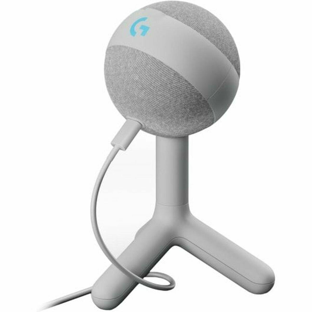 Mikrofon Til Pc Logitech Hvid Usb- Kondensator 988-000558