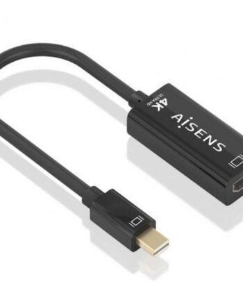 Mini Displayport Til Hdmi Adapterkabel Aisens 15 Cm Sort