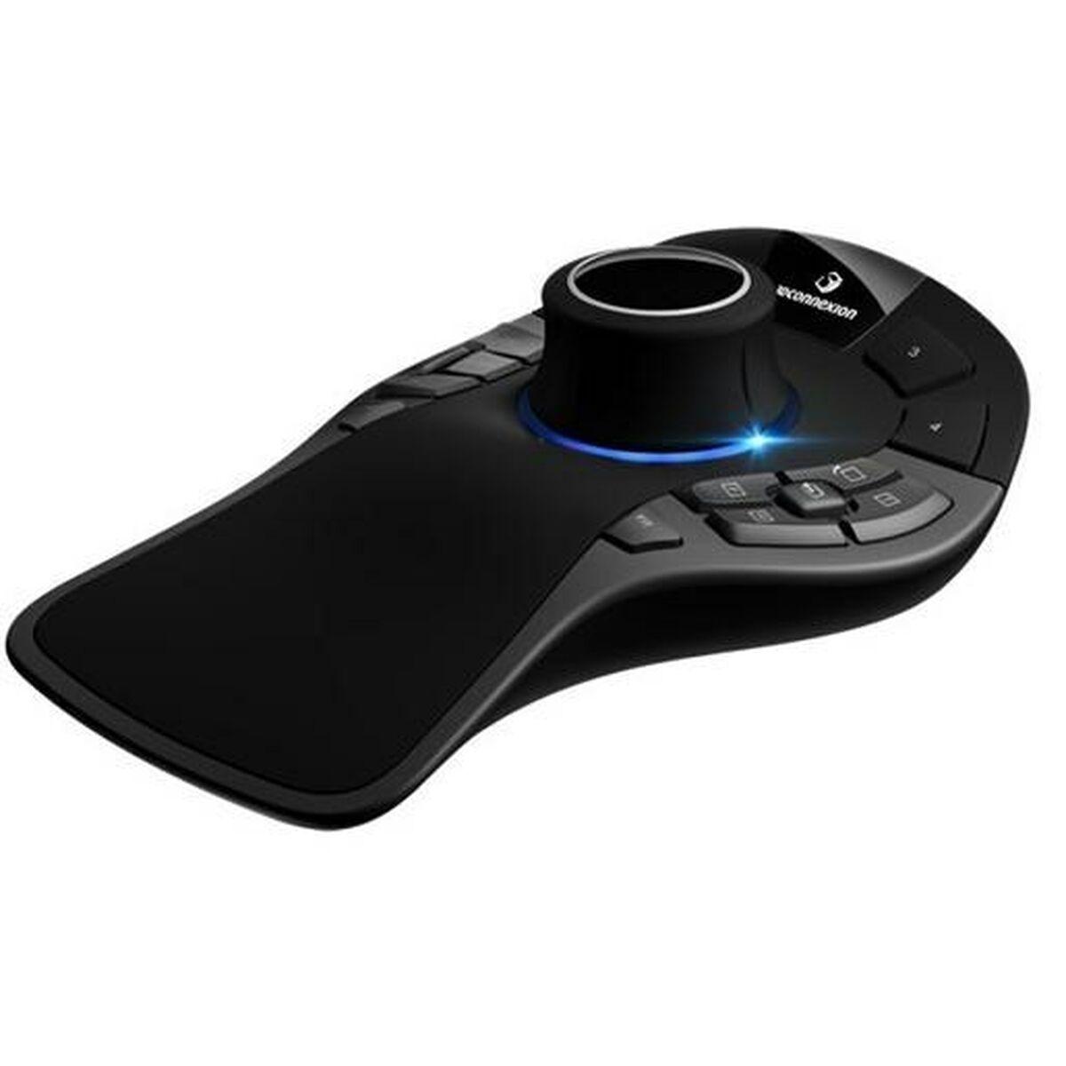 Mus 3dconnexion Sort Grå 3d-mus Med Usb