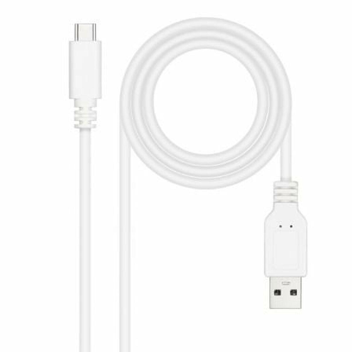 Nanocable Usb Til Usb- Kabel Hvid Usb