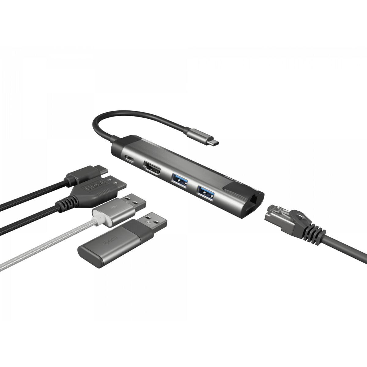 Natec Fowler Go Usb- Hub Med Porte