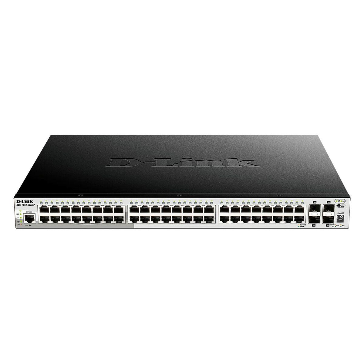 Netværksswitch -link Dgs-1510-52xmp 48x Gigabit 4x Sfp Poe Managed