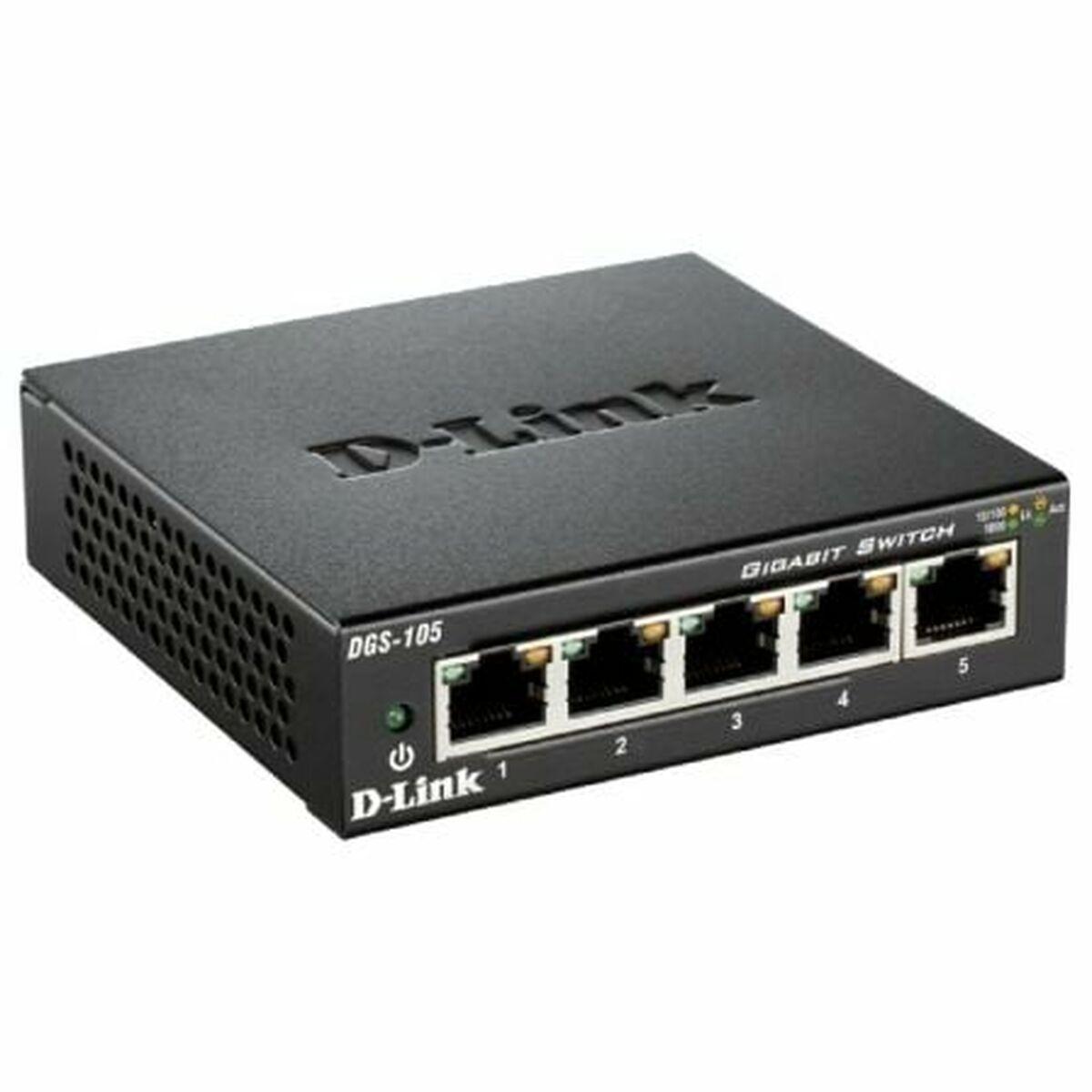 Netværksswitch -link Dgs-105 -port Gigabit Desktop