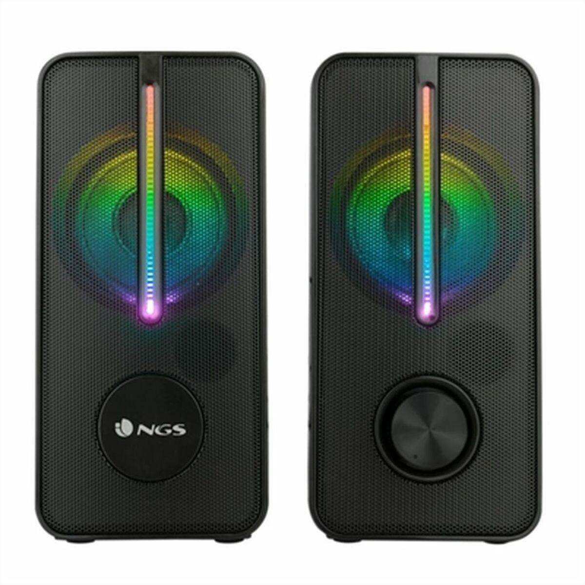 Ngs Gsx-150 Usb Højttalersæt Med Rgb-lys Sort