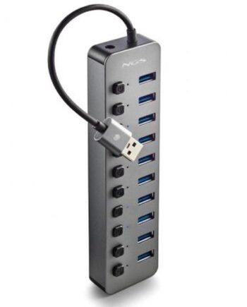 Ngs Ihub10 Usb-hub 10 Porte  Grå