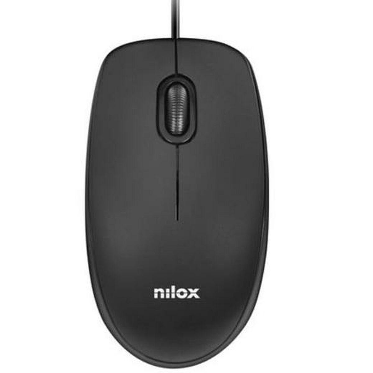 Nilox Mousb1003 Kablet Mus Sort 1600 Dpi