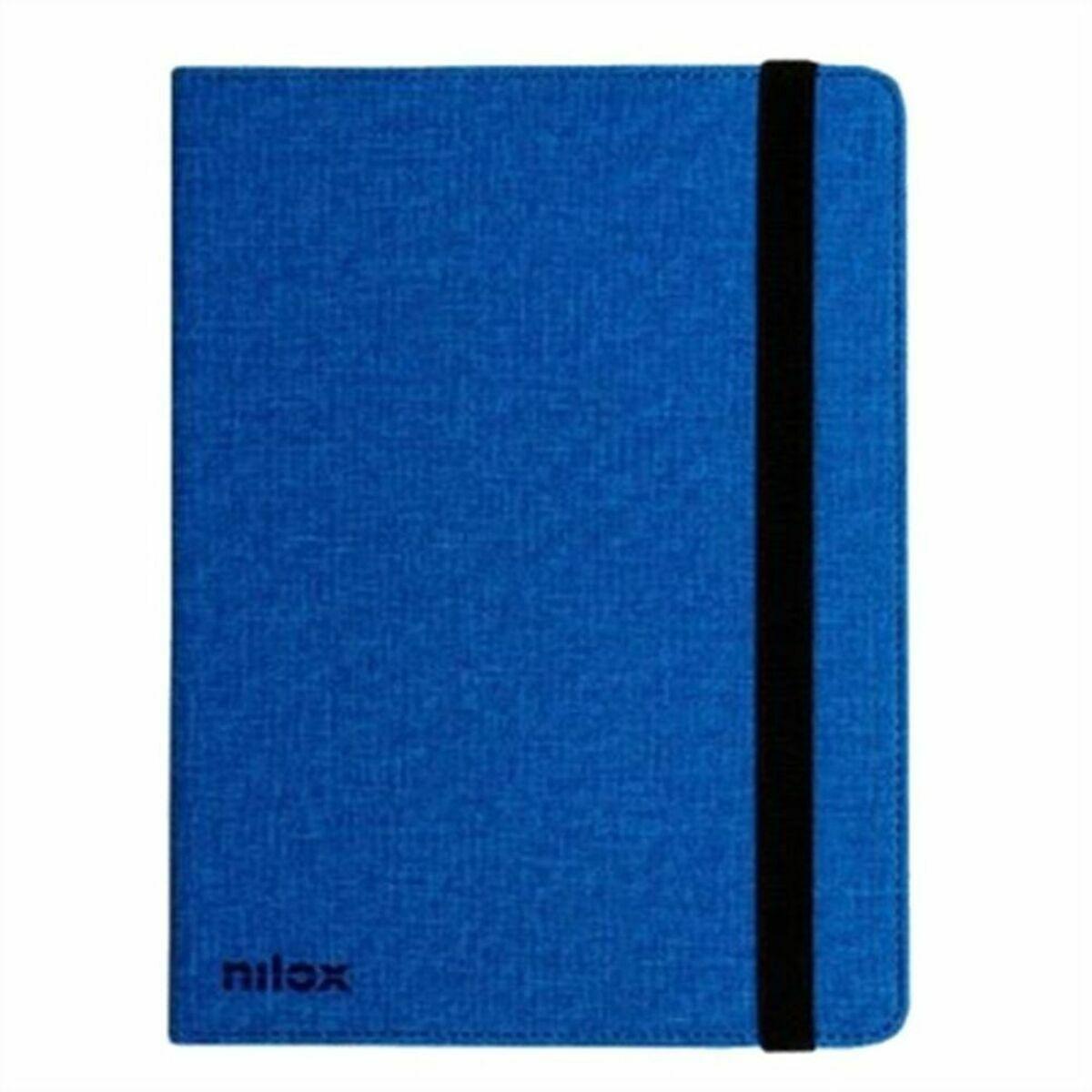 Nilox Nxfu003 Tabletcover Med Tastatur Blå 11 Quot Universal
