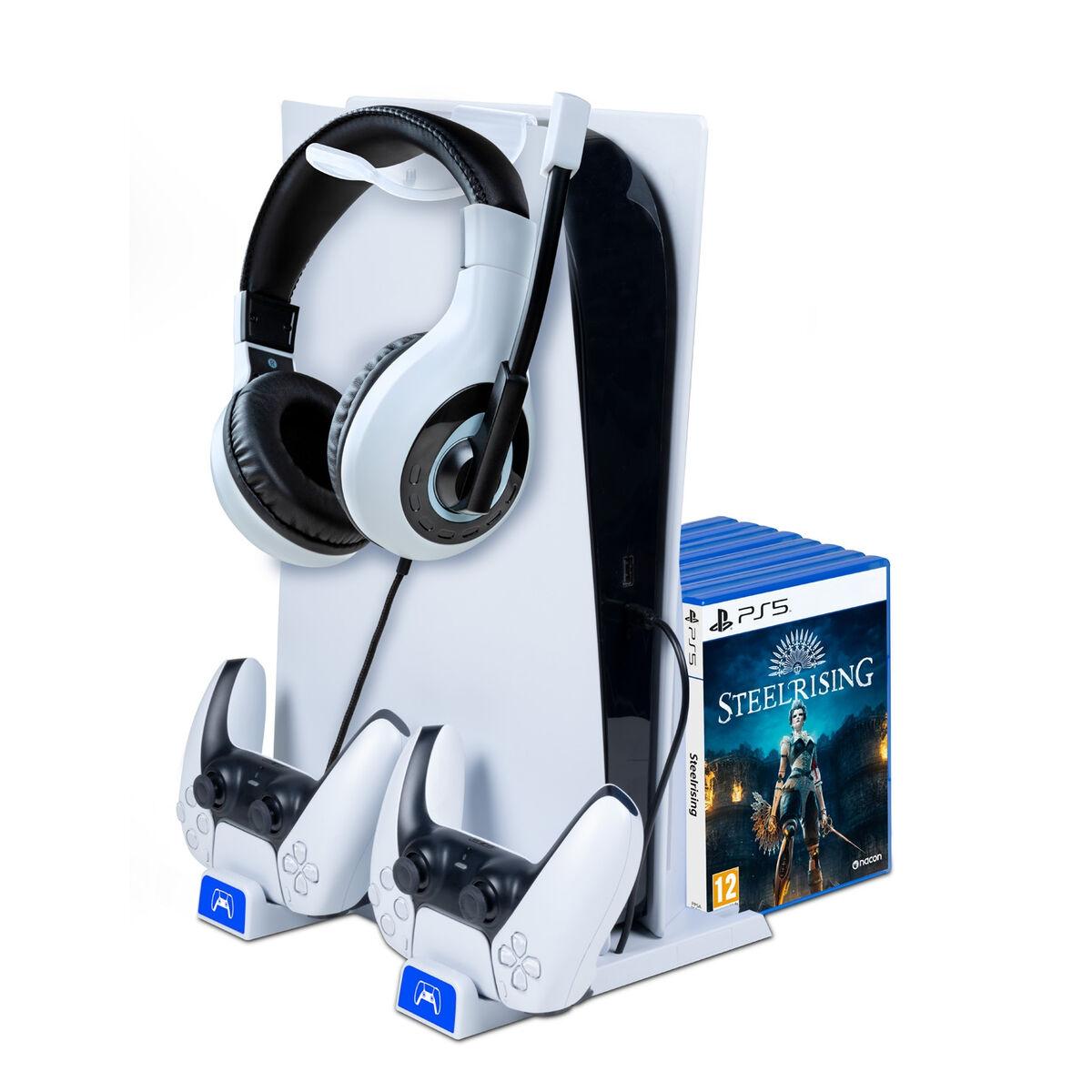 Oplader Til Ps5 Nacon Ps5schargestand Holder Hvid