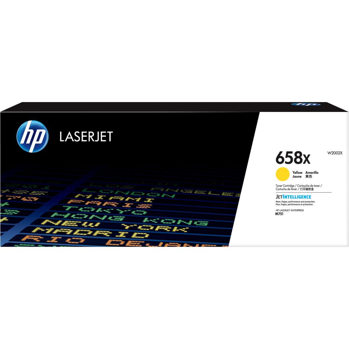Original Toner Hp 658x Gul Enheder