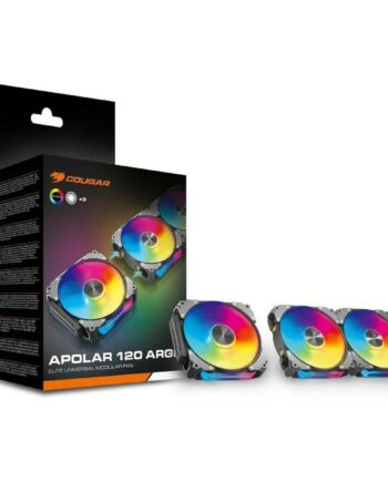 Pc Blæser Cougar Apolar 120 Argb 12 Cm  -pak  Sort