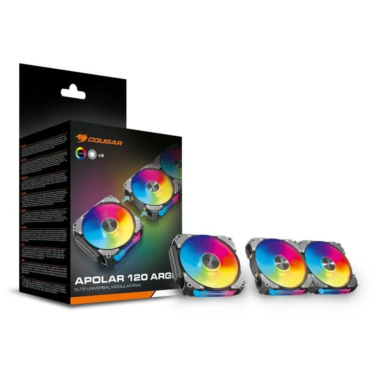 Pc Blæser Cougar Apolar 120 Argb 12 Cm -pak Sort
