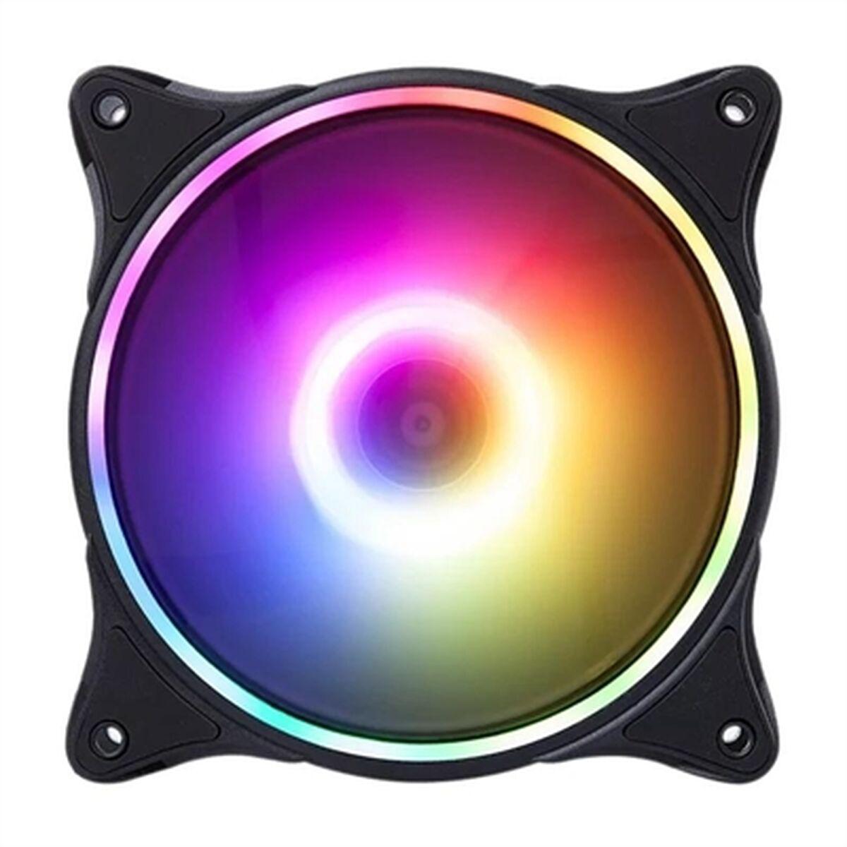 Pc Blæser Hiditec Argb 120 Mm Sort Vgch10008