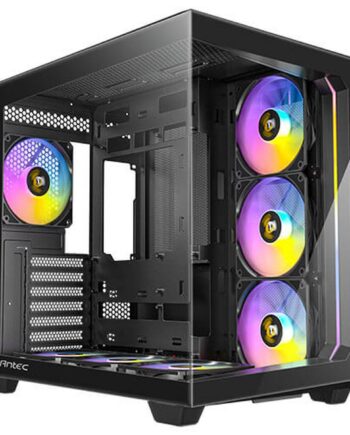 Pc Kabinet Atx Midi-tower Antec Sort  Hærdet Glas  Rgb