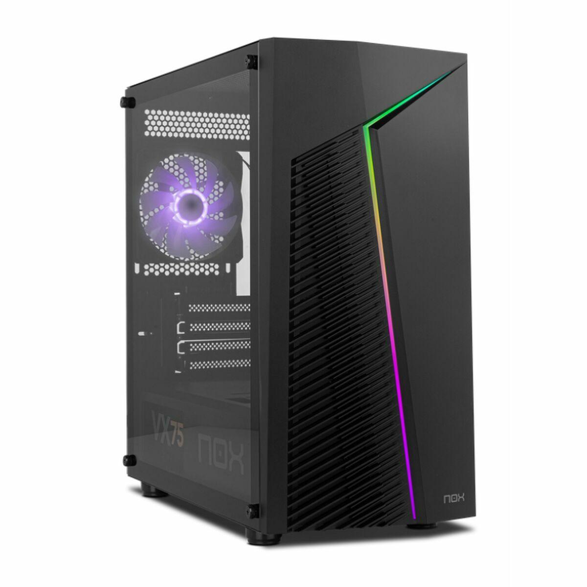 Pc Kabinet Atx Semi-tårn Nox-xtreme Zeta Sort