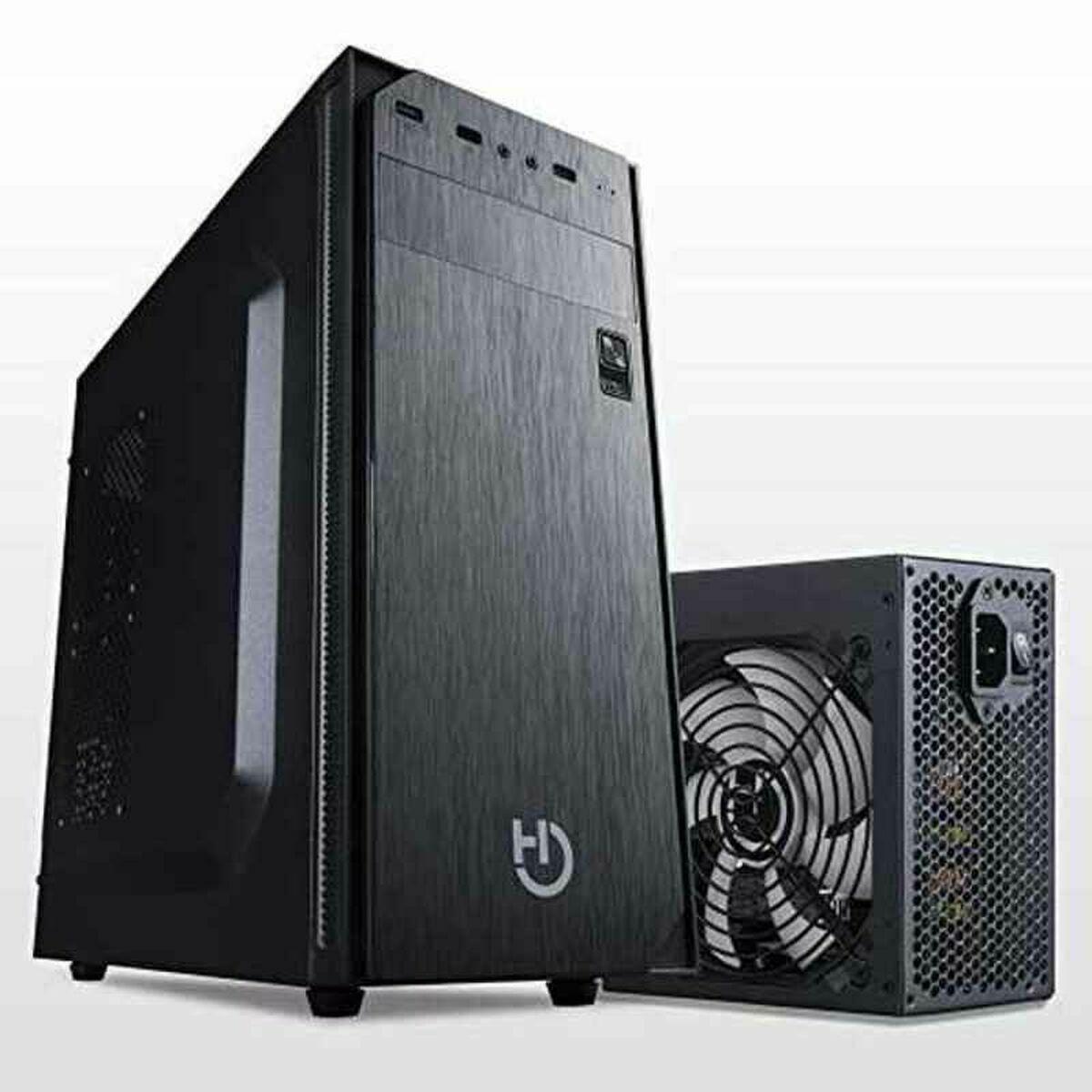 Pc Kabinet Atx Semitårn Hiditec Klyp Med Psu 500 Sort