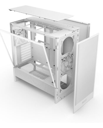 Pc Kabinet Nzxt H5 Flow Atx Semi-tårn Hvid