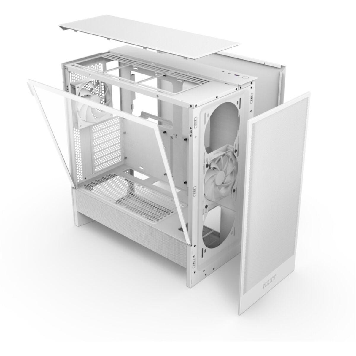 Pc Kabinet Nzxt H5 Flow Atx Semi-tårn Hvid