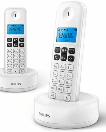 Philips D1612w 34 Trådløs Fastnettelefon Blå Hvid Sort