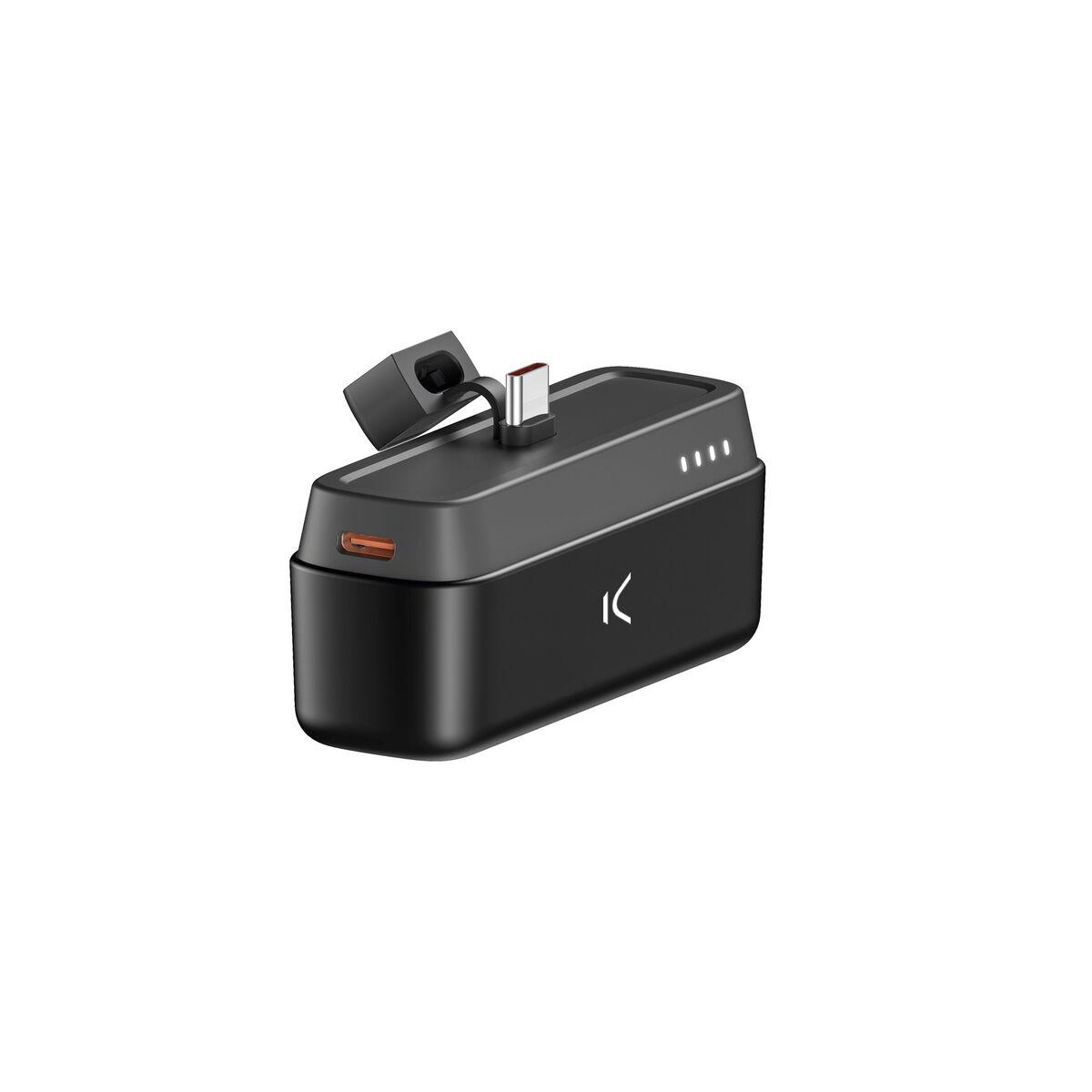 Powerbank Ksix 4800 Mah Sort Usb-  Plug And Go