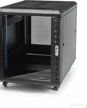 Rackskab Vægmonteret Startech Rk1236bkf Sort