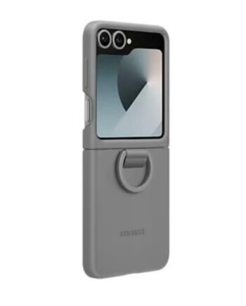Samsung Mobilcover Til Galaxy   Flip6 Grå Silikone