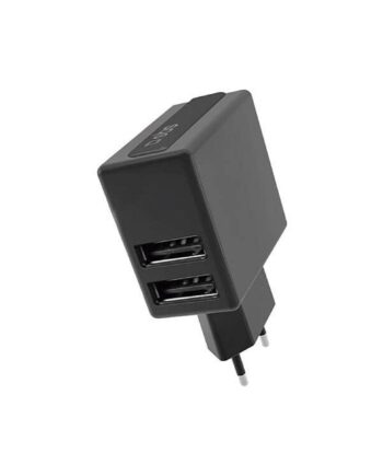 Sbs Vægoplader Tetrav2usb2a 2x Usb       Sort