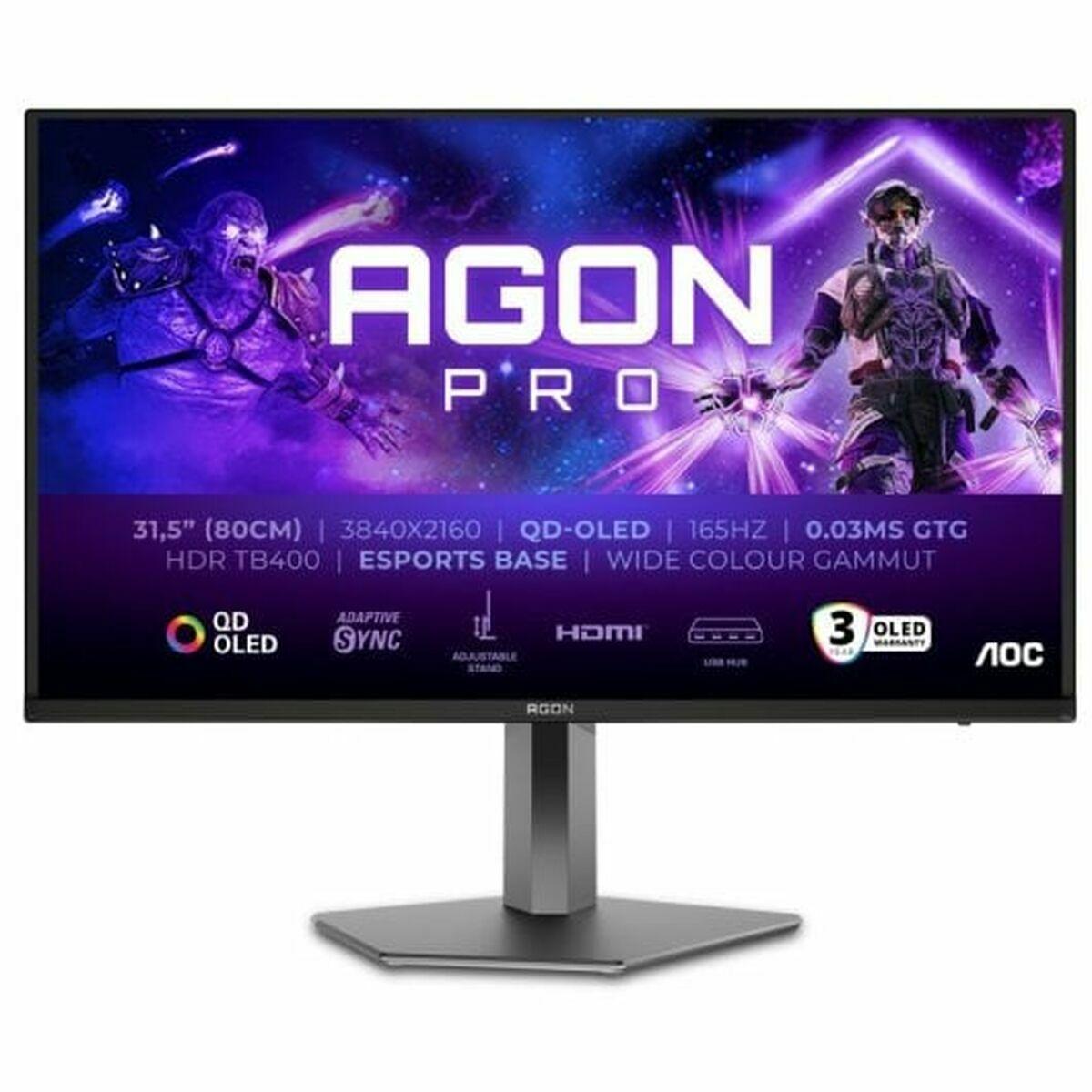 Skærm 32 Quot Aoc Agon Ag326ud 4k Ultra Hd Qdoled 165 Hz