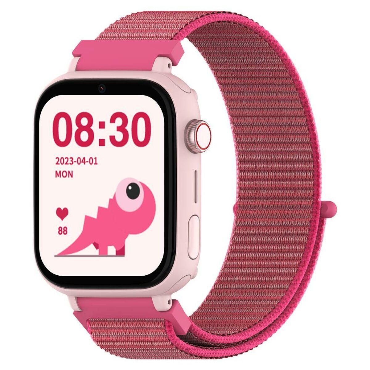 Smartwatch Til Børn Dcu Tecnologic Kids Pro Sort Pink