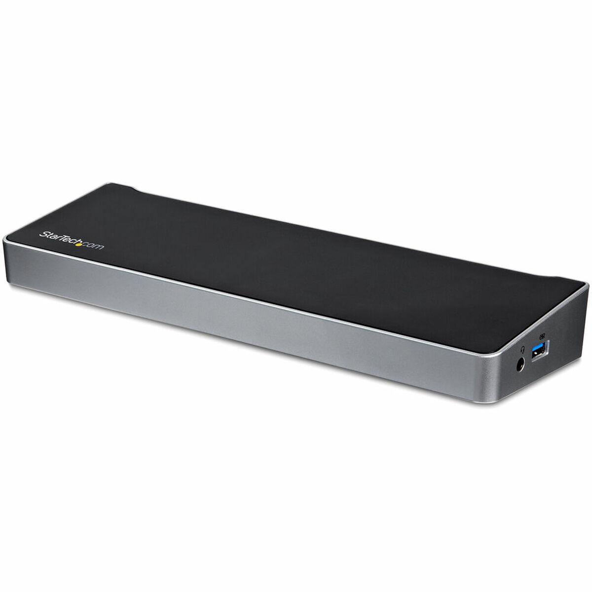 Startech Usb3dockh2dp Usbhub Dockingstation Sort Sølv
