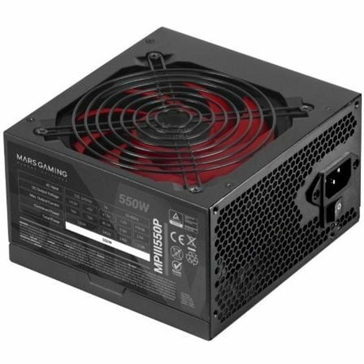 Strømforsyning Atx 550 Mars Gaming Mpiii550p