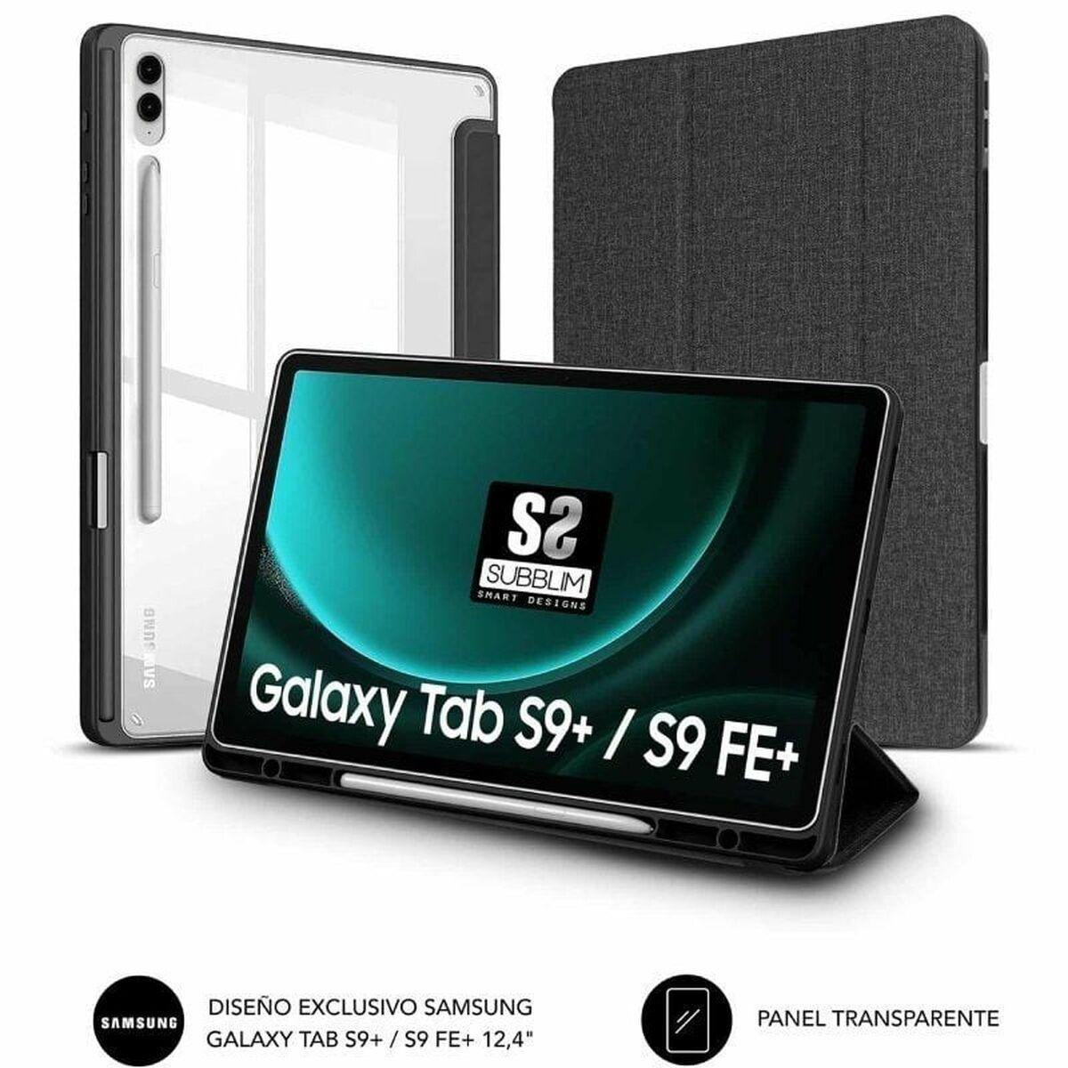 Subblim Tablet Cover Til Samsung Galaxy Tab S9 S9 Fe 12 Quot Sort