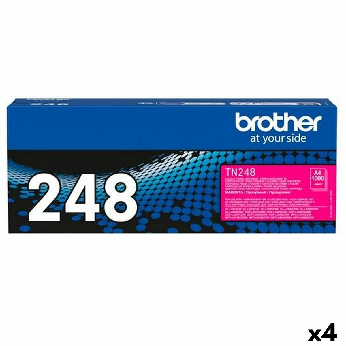 Toner Brother Tn248 Magenta -pak 1000 Sider